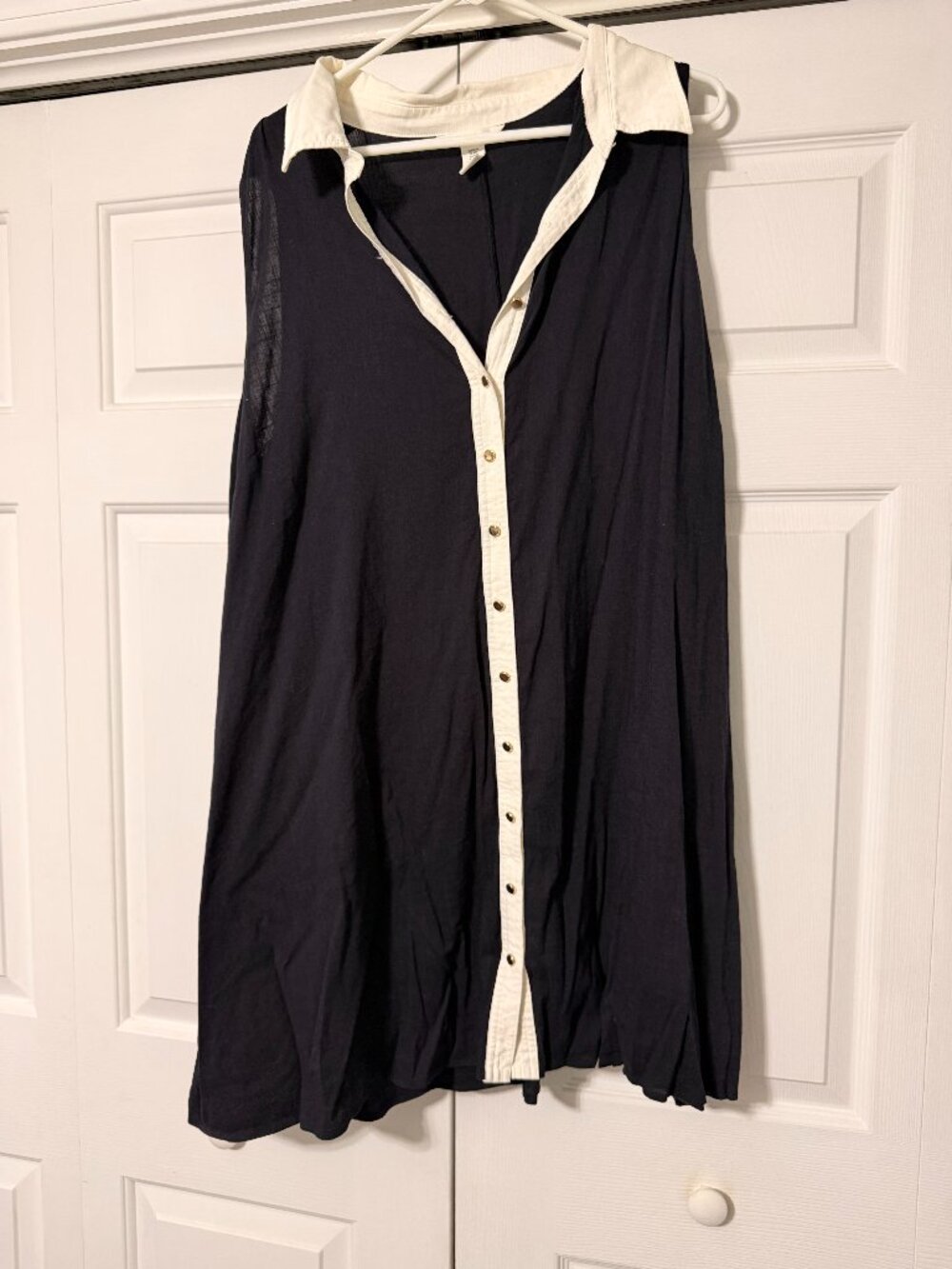 H&M Linen Collarded Button up Dress